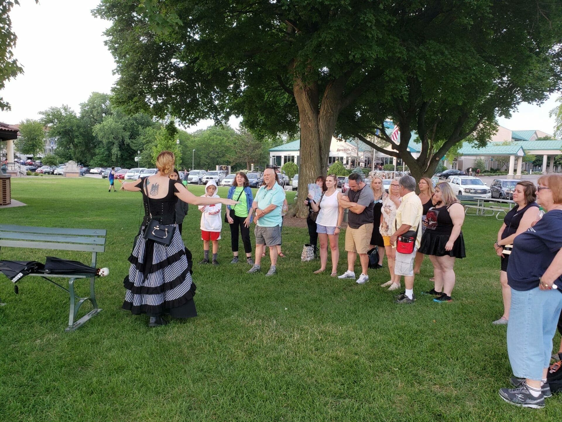 Outside at Seminary Park