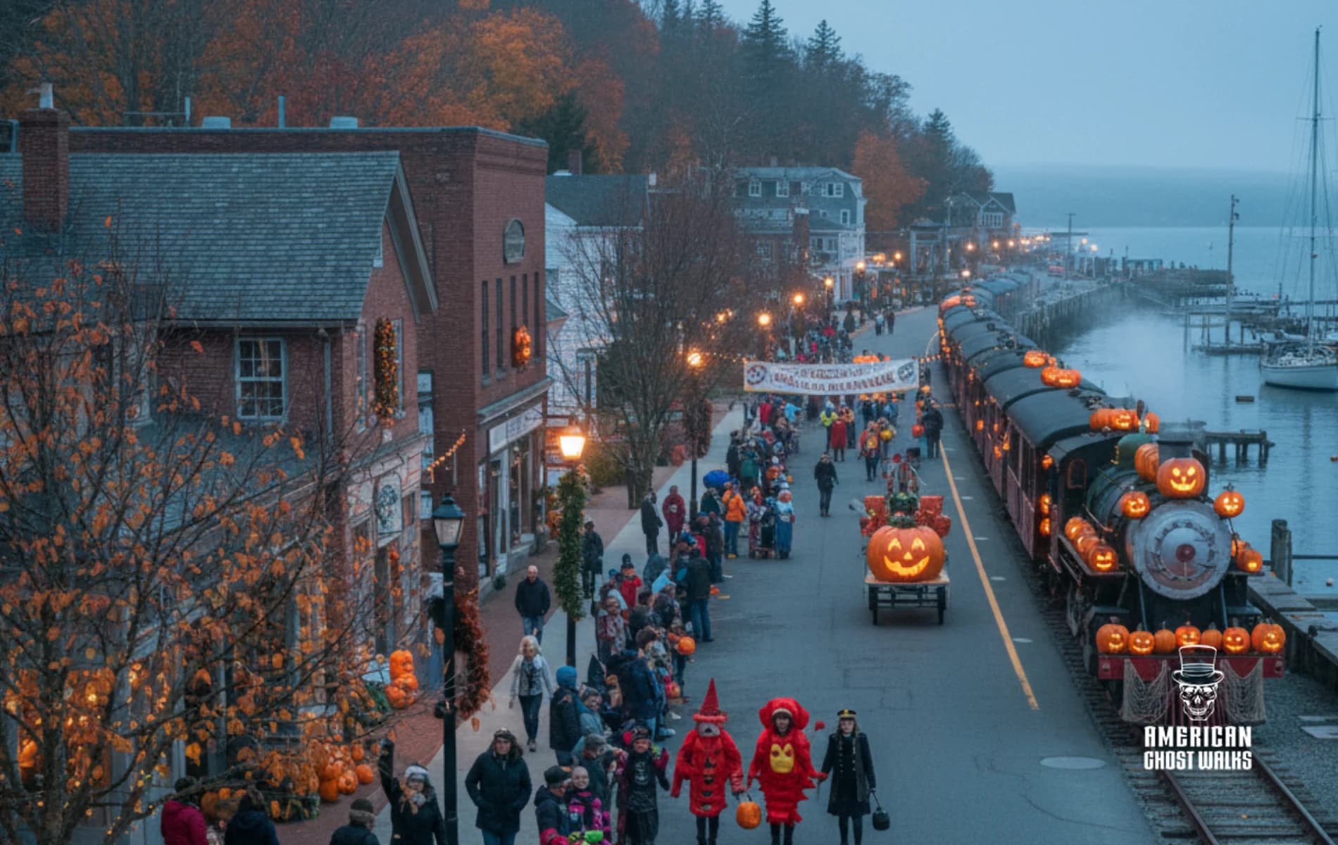 Halloween in Boothbay Harbor: Parades, Parties & Spooky Fun