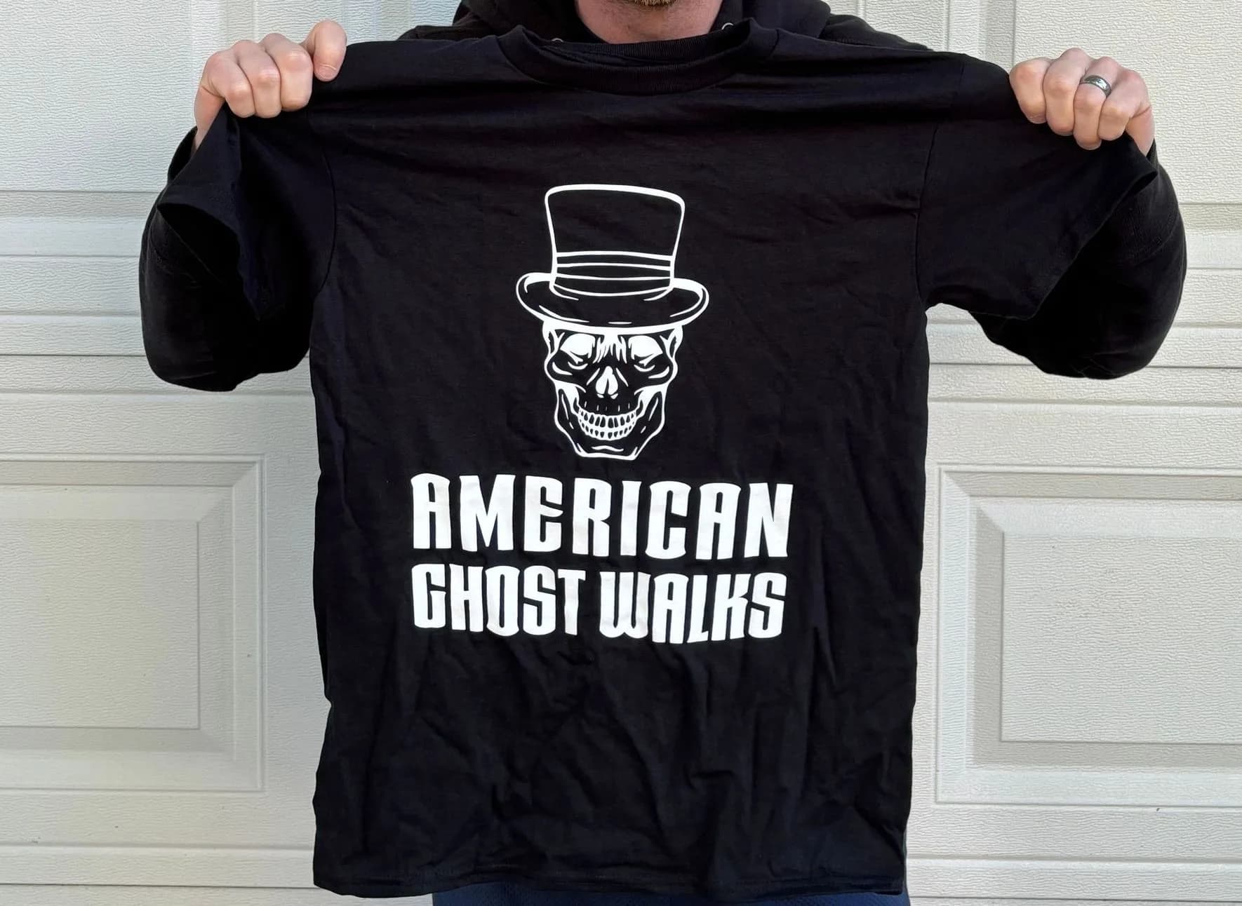 American Ghost Walks t-shirts