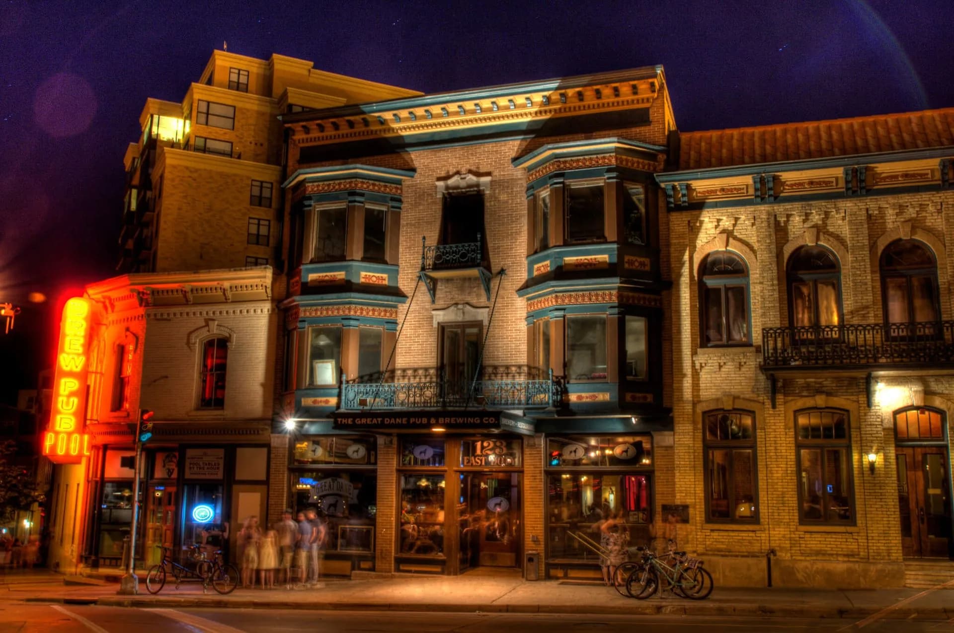 The Great Dane on Doty Street, Madison, Wisconsin