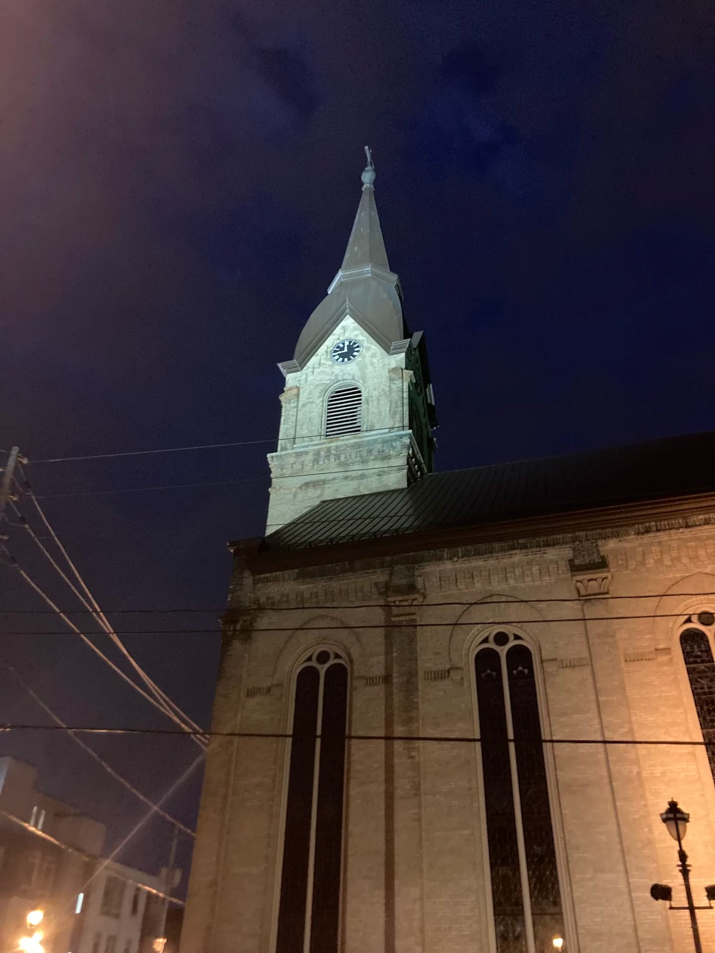 St. Hedwig's Church steeple on Brady Street