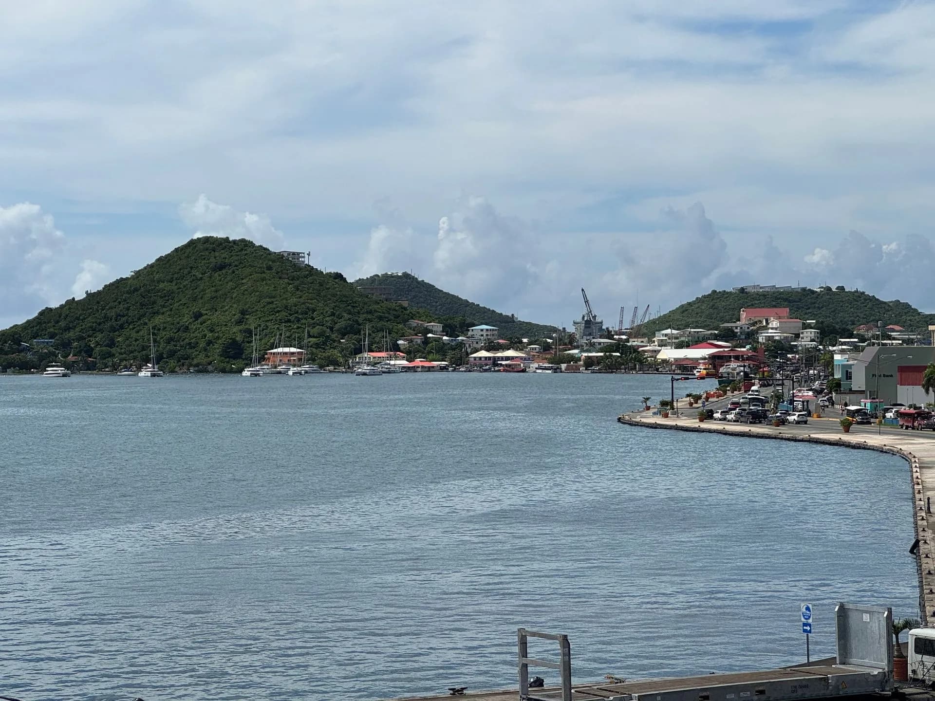 Charlotte Amalie harbor and Hassel Island