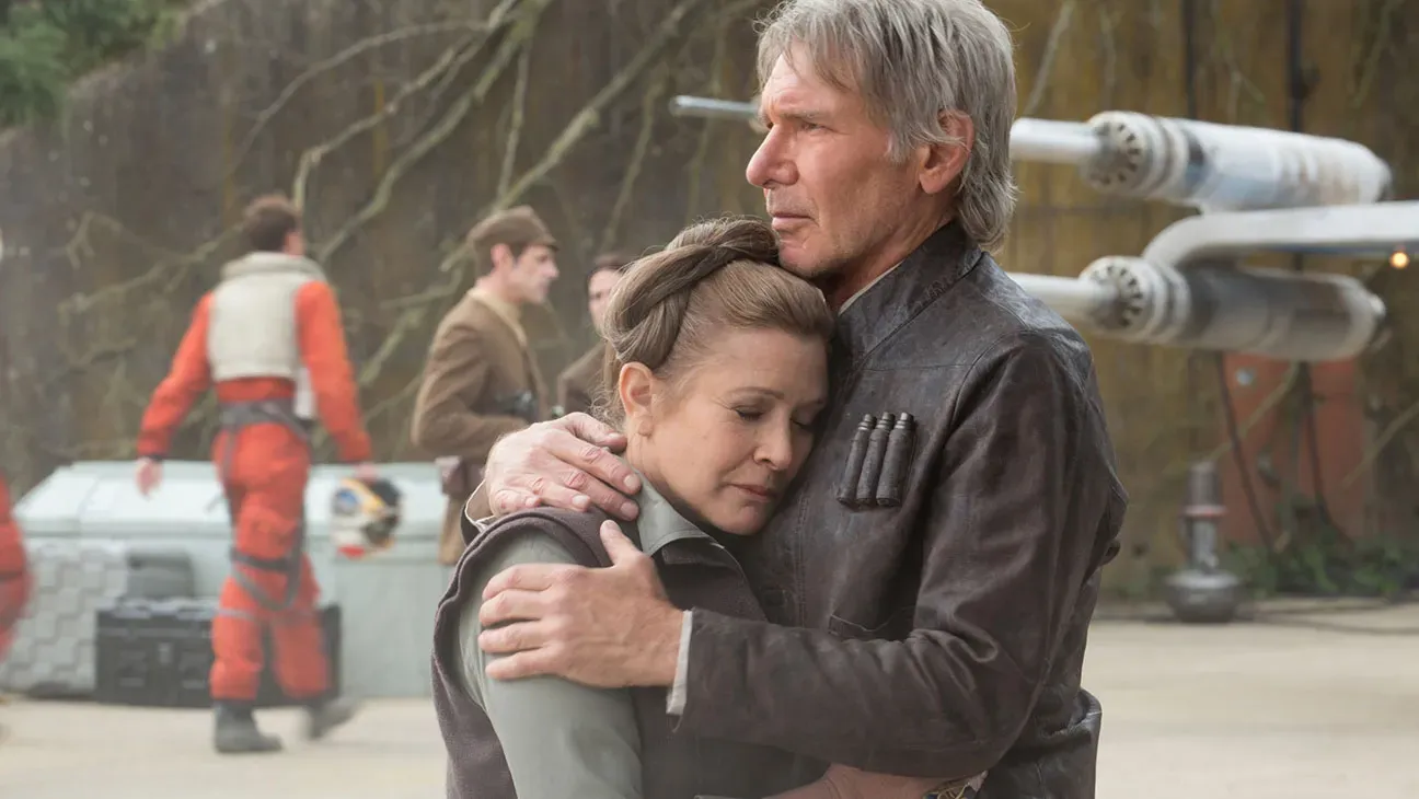 Carrie Fisher and Harrison Ford’s performances