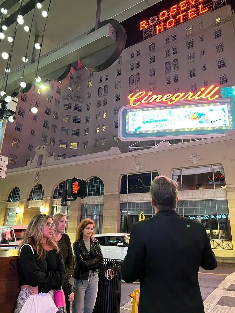 outside the roosevelt hotel