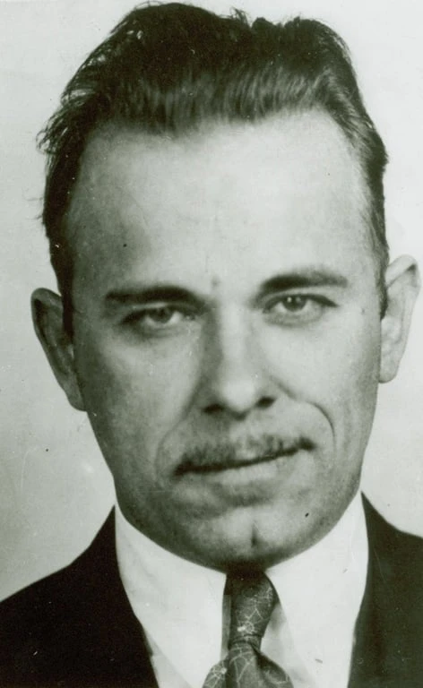 John Dillinger as seen in an FBI photo