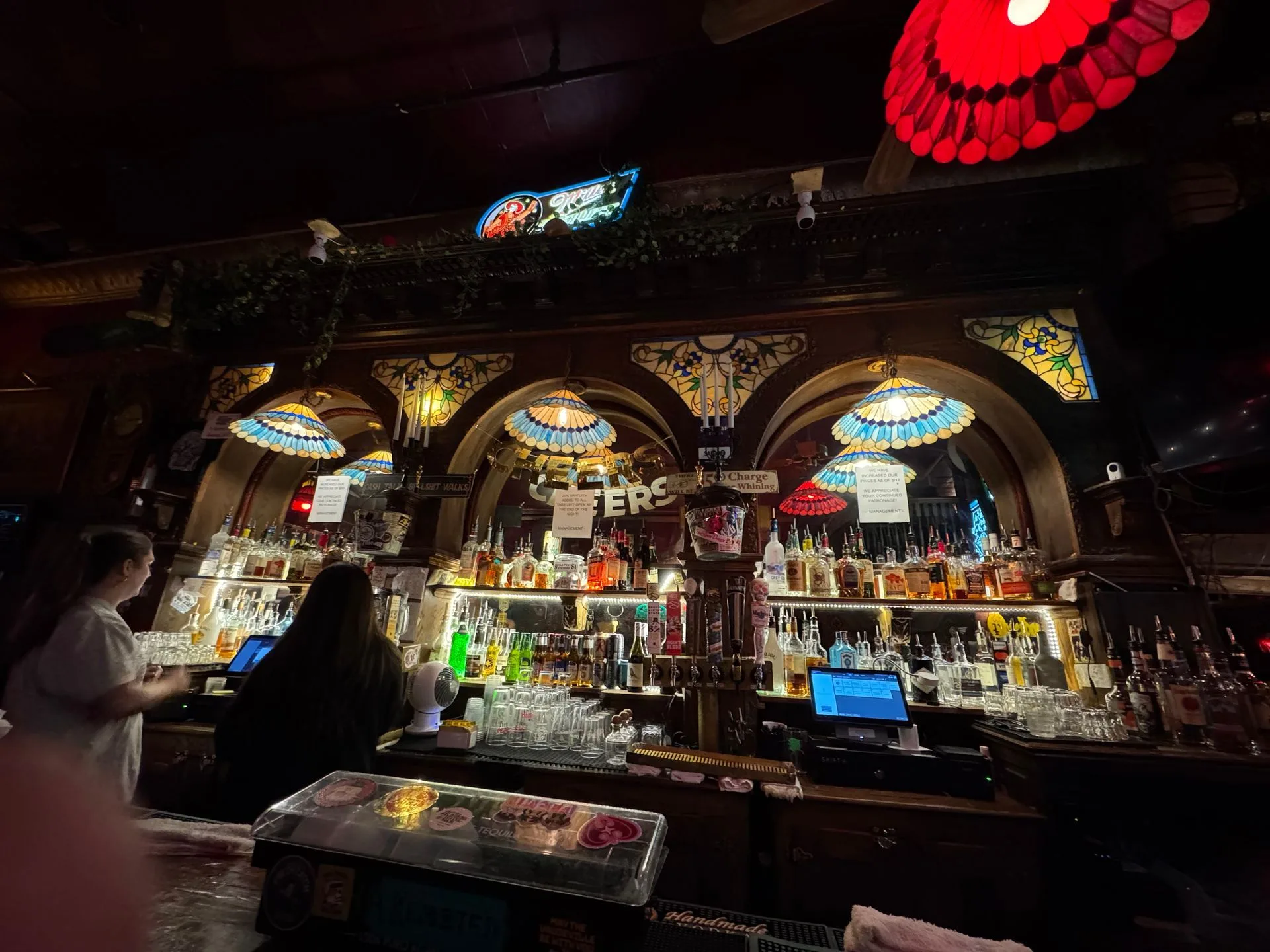 The haunted bar at The Alaskan Hotel and Bar