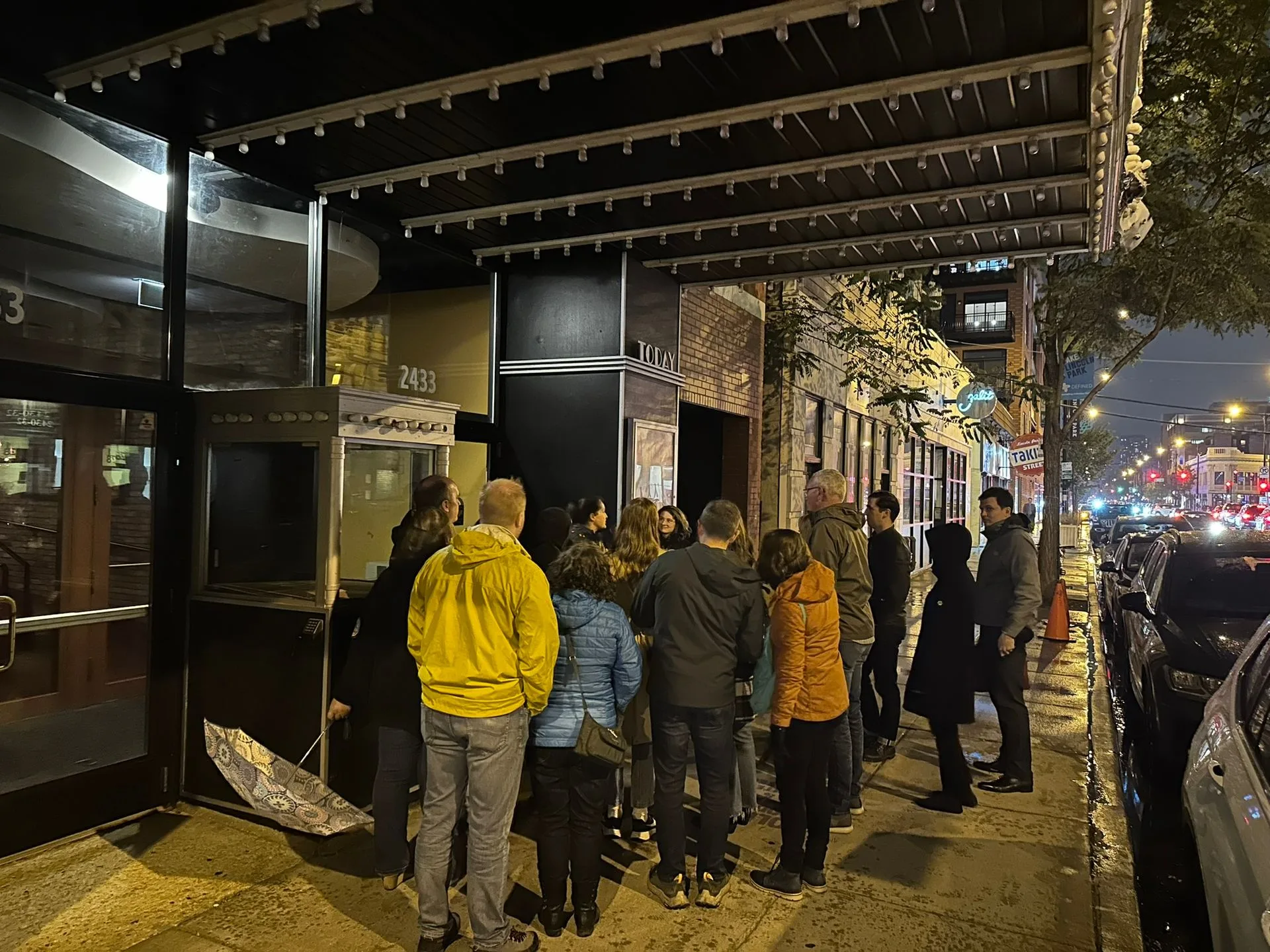 Outside the Biograph Theater in Chicago, Illinois