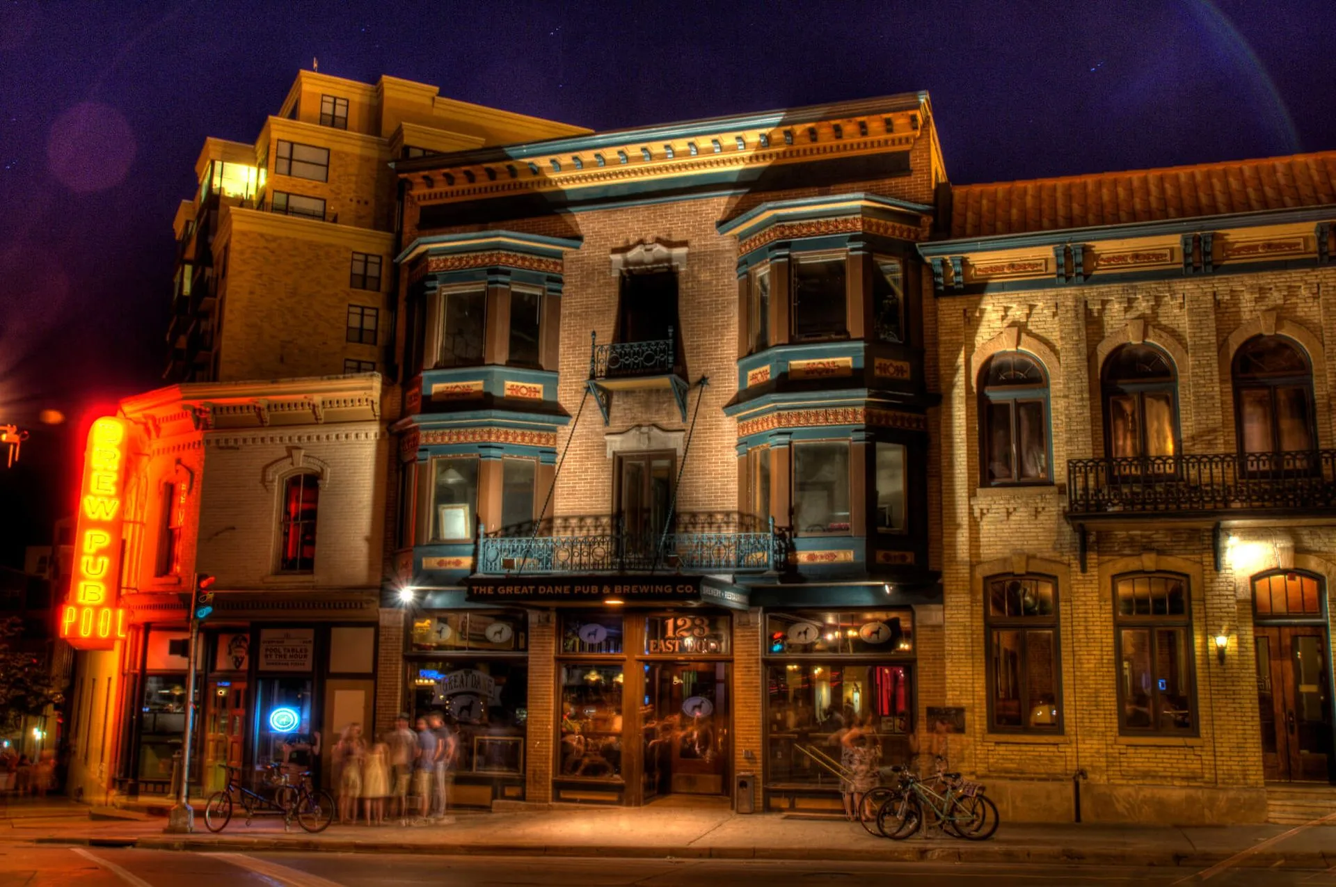 The Great Dane on Doty Street, Madison, Wisconsin