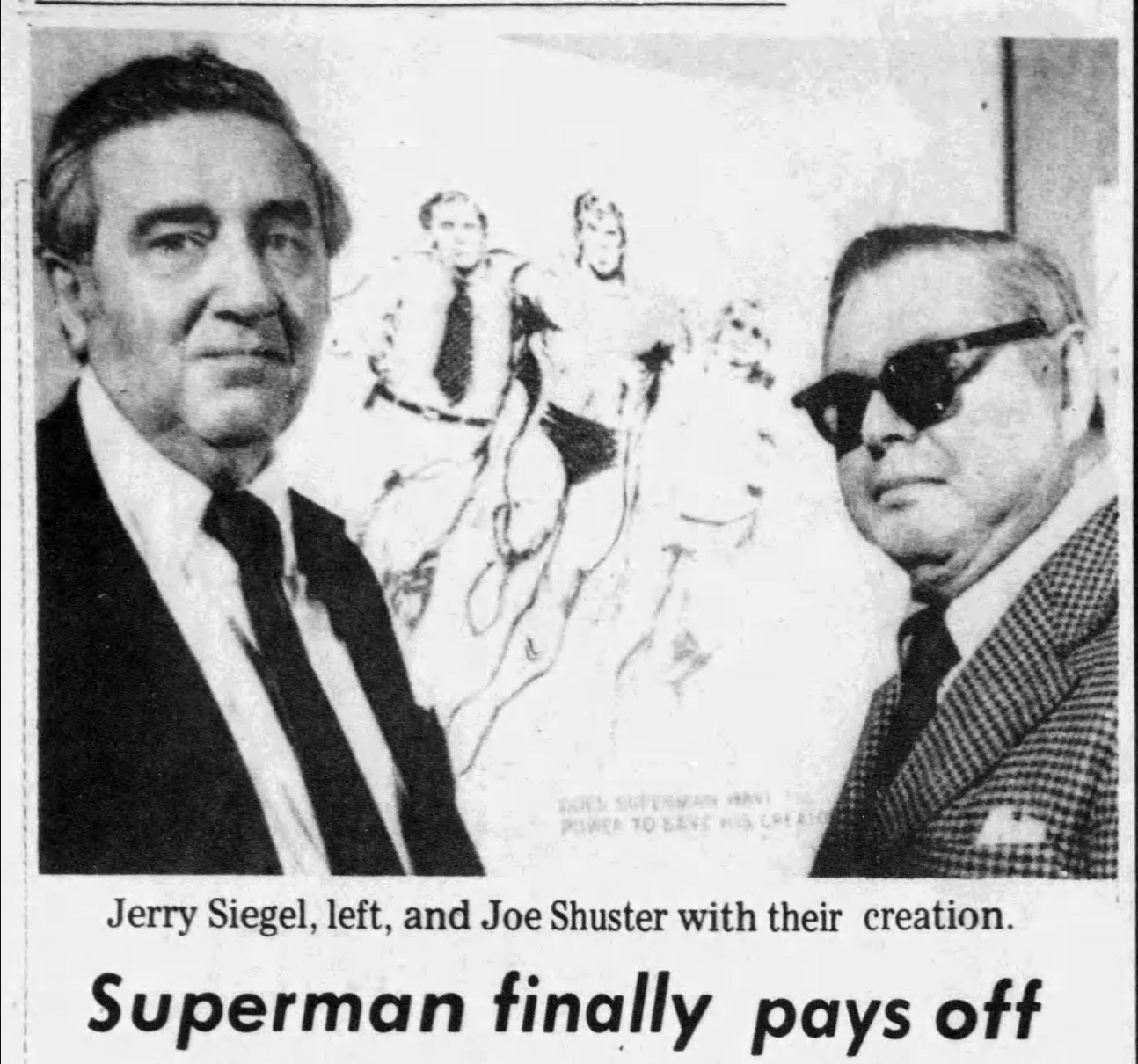 Washington Star article about the Superman pension
