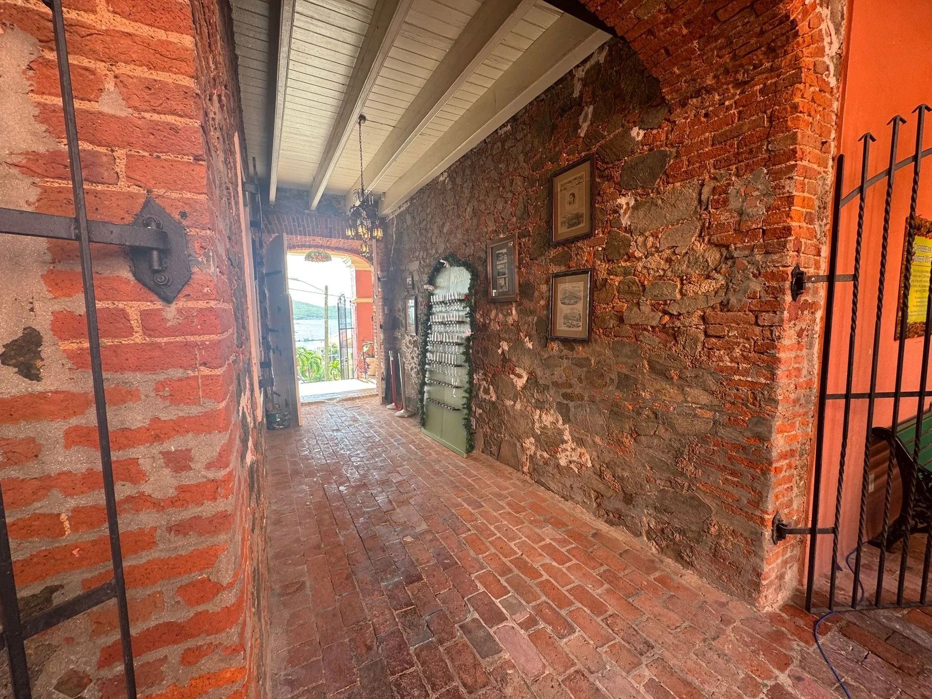 The hallway behind the lobby of Hotel 1829 where the blonde woman has been seen