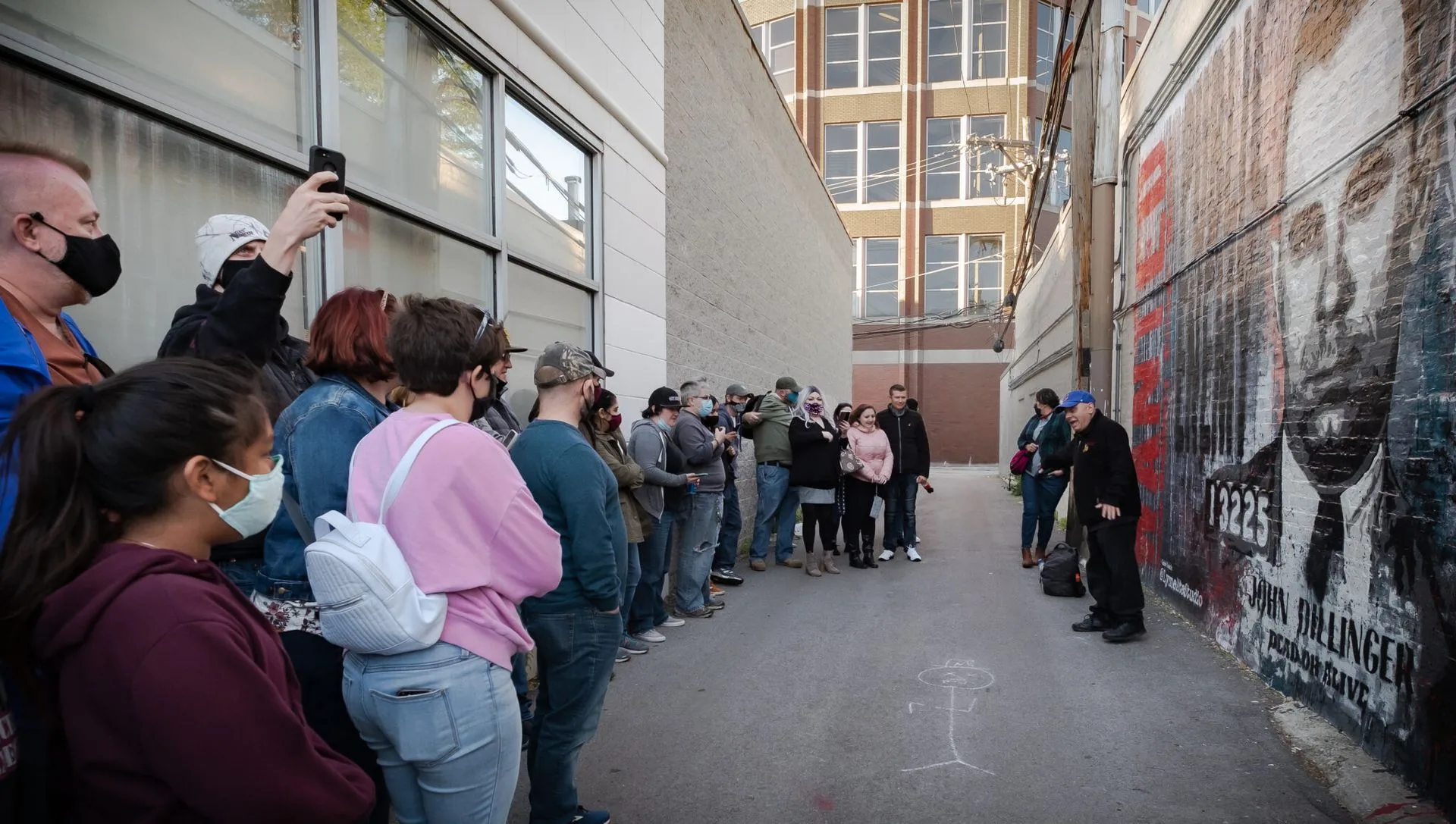 The Original Chicago Hauntings Ghost  Tour in the Dillinger Alley behind the Biograph Theater