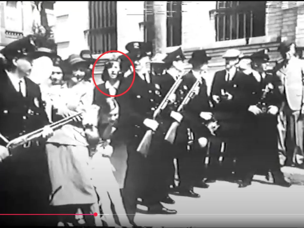 Wendy Lynn Markus as an extra in the 1991 ABC TV movie Dillinger