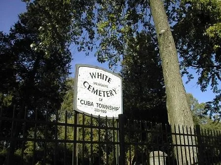 White Cemetery on Cuba Road — one of Lake County's most haunted sites