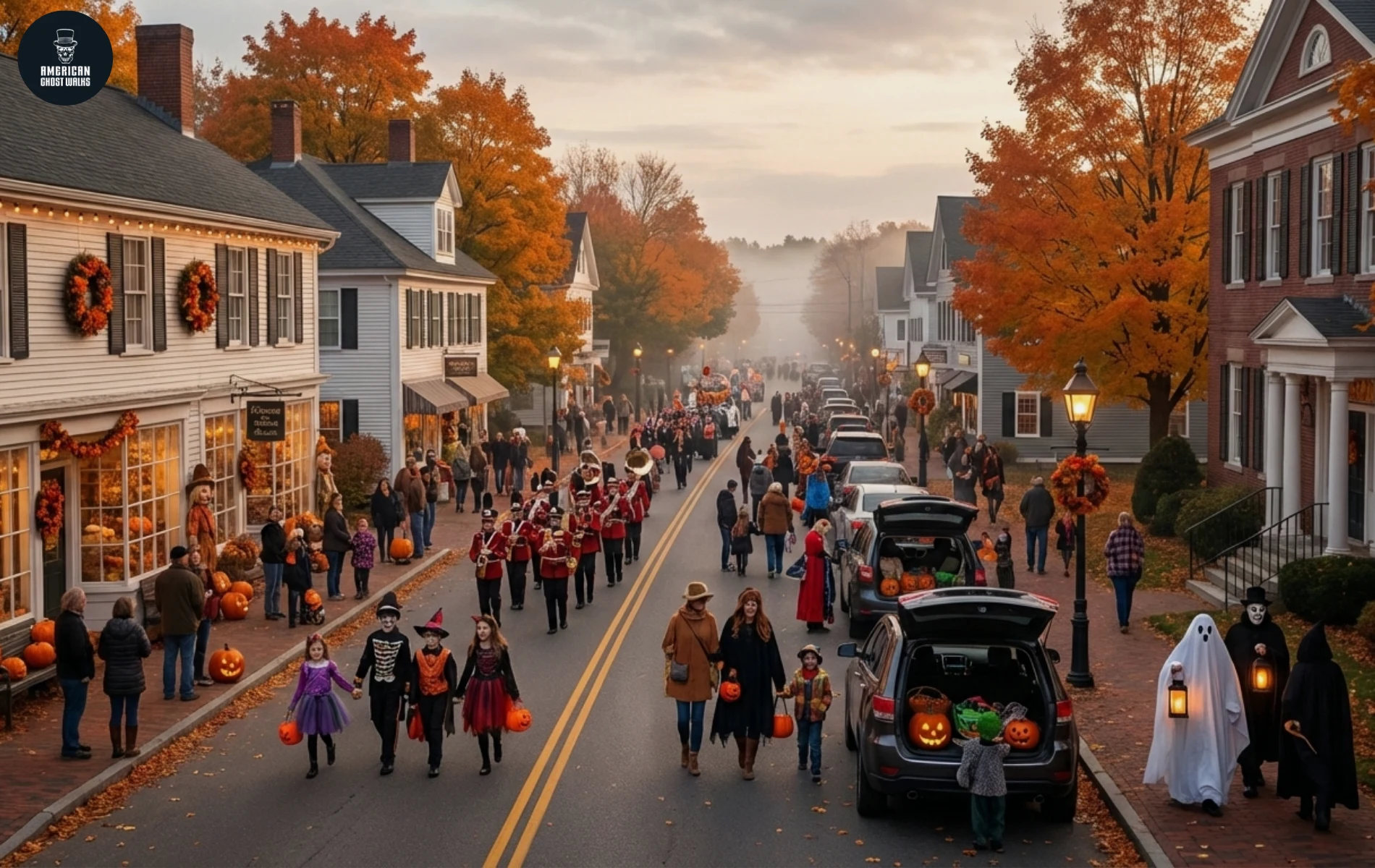 Halloween in Wiscasset 2025 | Haunted Fun, Parades & Ghost Tours